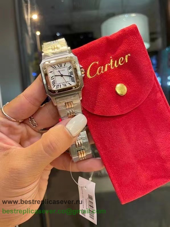 Replica Watch Cartier Santos Quartz S/S CRWR17