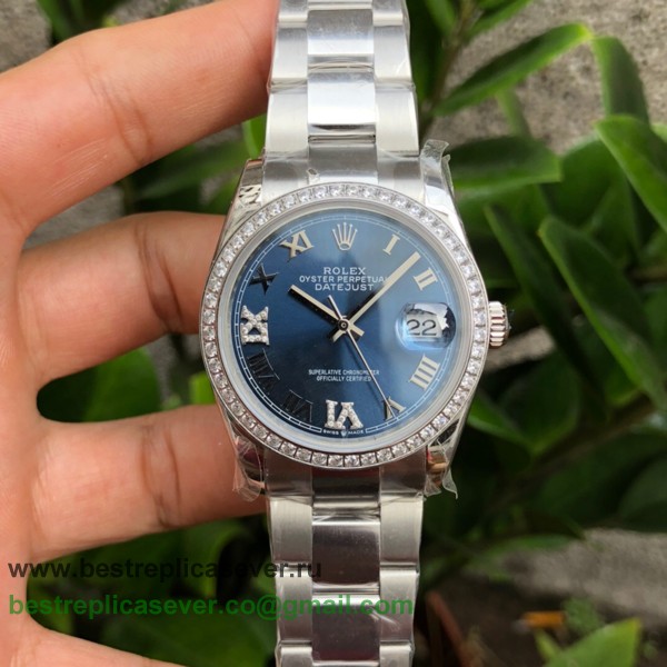 RXGR Rolex Datejust Swiss ETA 2836 Automatic S/S 36MM Sapphire Diamonds RXGR42