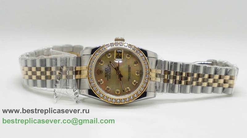 Rolex Datejust Automatic S/S 31MM Diamonds Bezel Sapphire RXW31