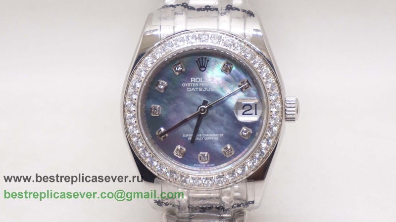 Rolex Datejust Automatic S/S 31MM Diamonds Bezel Sapphire RXW33