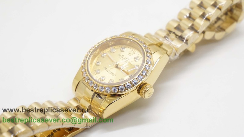 Rolex Datejust Automatic S/S Diamonds Bezel RXW54