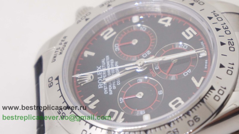 Rolex Daytona Asia Valjoux 7750 Automatic Working Chronograph Cuir RXG169