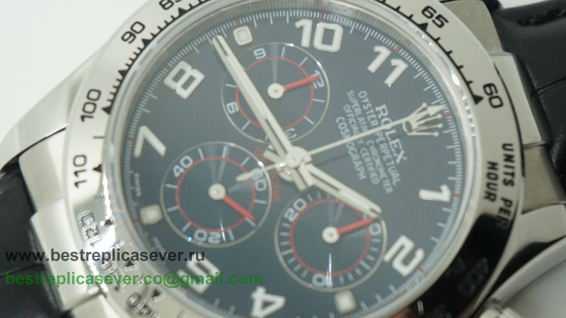 Rolex Daytona Asia Valjoux 7750 Automatic Working Chronograph Cuir RXG175